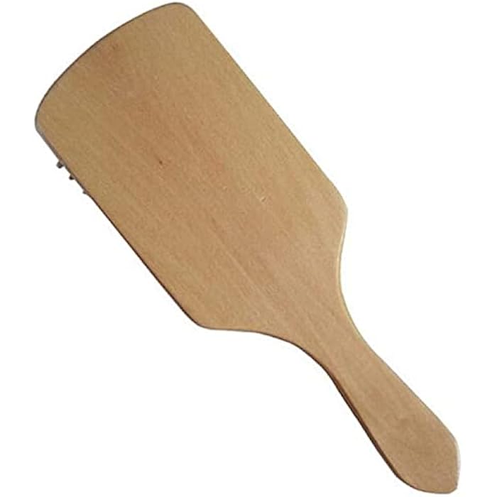 ORiTi Paddle brush, hair brush, Made of pure natural bamboo, no paint coating, massage the scalp while combing hair to promote blood circulation, prevent static electricity - Image 5